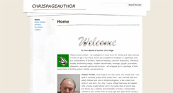 Desktop Screenshot of chrispageauthor.com